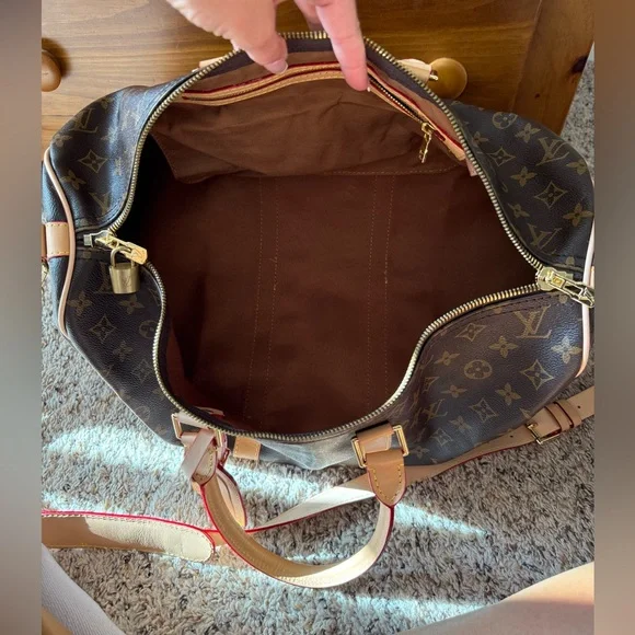 NEW Brown Monogram L/V Travel Bag - Picture 5 of 14